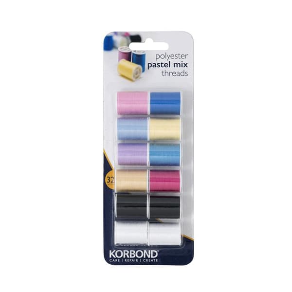 Korbond Polyester Pastellmix Trådförpackning