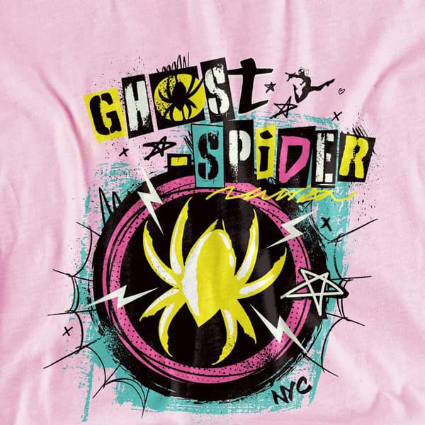 Marvel Lasten Ghost-Spider Punk T-paita