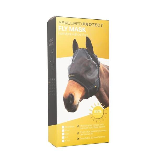 Hy Armoured Protect Fly Mask Without Ears