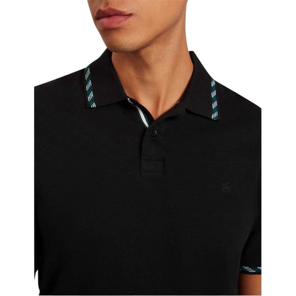 Ted Baker Miesten Jacquard-lyhythihainen pikeepaita