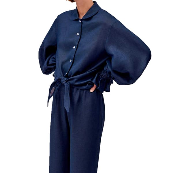 Sleeper Womens/Ladies Linen Pyjama Set