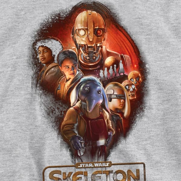 Star Wars: Skeleton Crew Childrens/Kids Group Pullover Hoodie