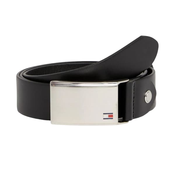 Tommy Hilfiger Logobälte i läder