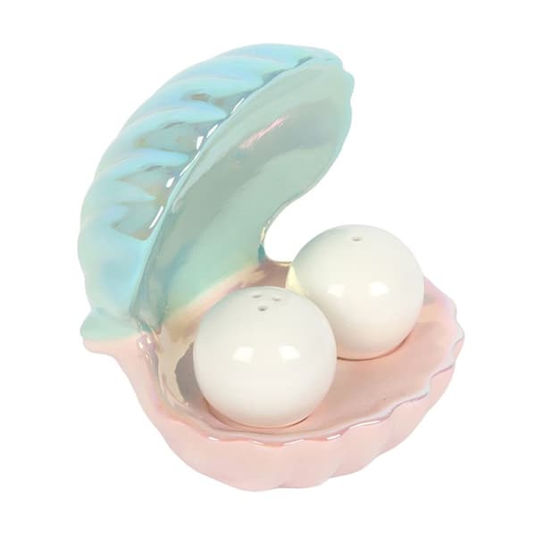 Something Different Clamshell Salt and Pepper Shakers