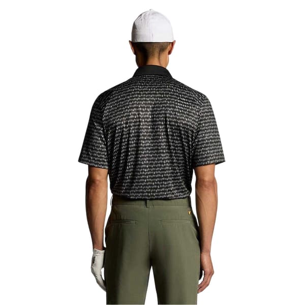 Lyle & Scott Mens Patterned Golf Polo Shirt