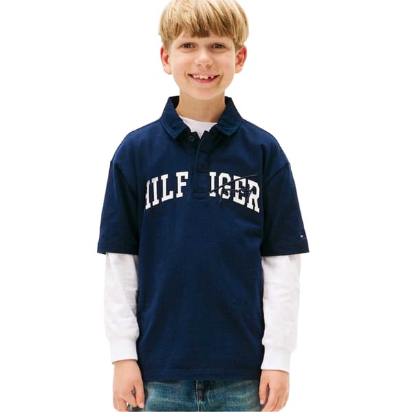 Tommy Hilfiger Barn/Kids Script Logo Pikétröja