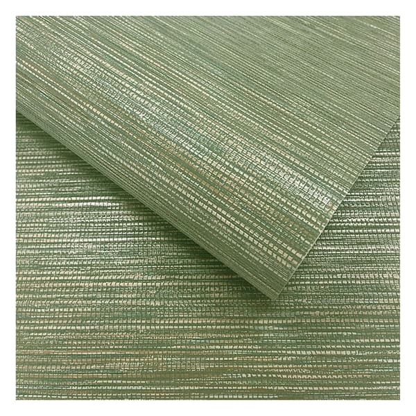 Holden Décor Grasscloth Metallic Textured Wallpaper