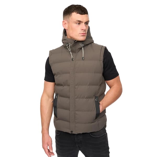Crosshatch Herr Kampleys Präglad Vadderad Gilet