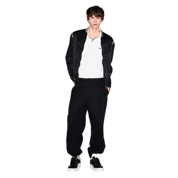 Armani Exchange Pikétröja med logotyp för män