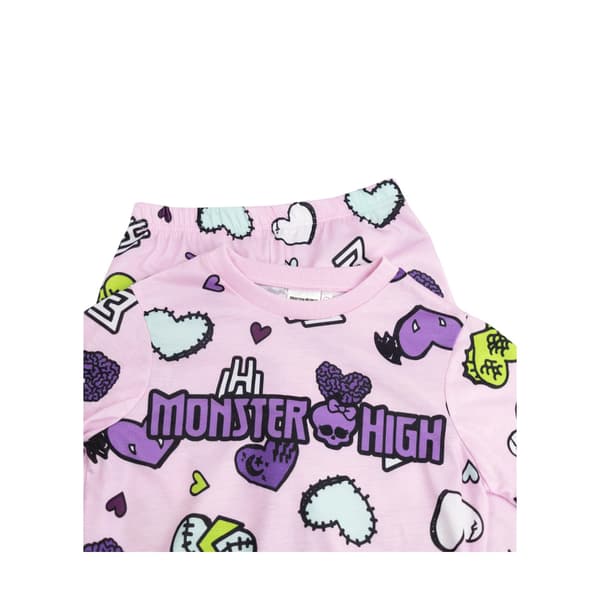Monster High Långärmad Lång Pyjamas för Flickor (3-pack)