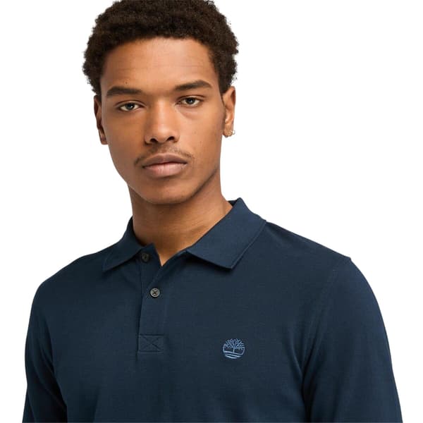 Timberland Herr Ribbad Regular Långärmad Pikétröja