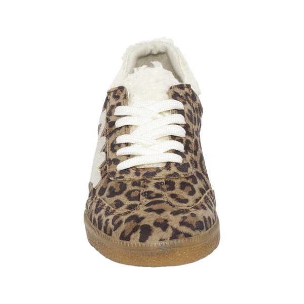 Steve Madden Dam Elora Leopardmönstrade Textilträningsskor