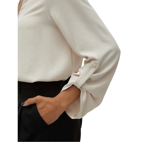 Vero Moda Dam V-ringad Långärmad Blus