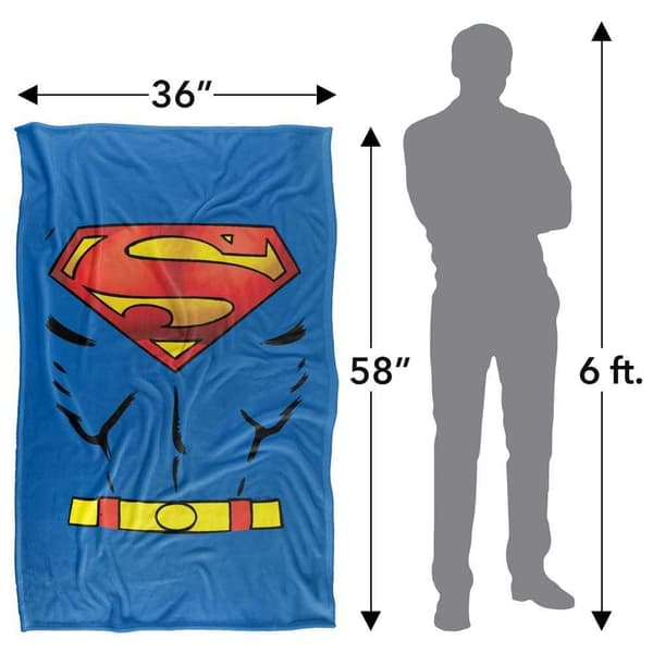 Superman Costume Soft Touch Blanket