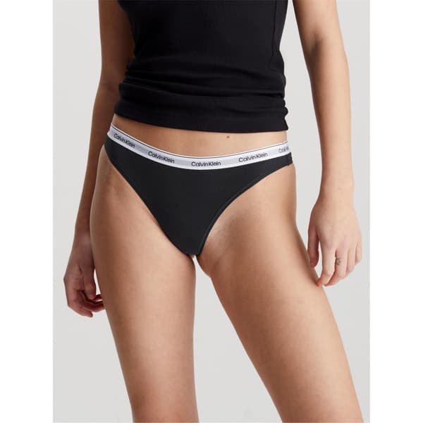 Calvin Klein Naisten Branded Stringit (3 kpl pakkaus)
