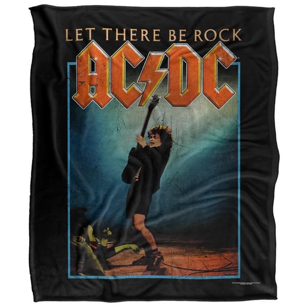 AC/DC Let There Be Rock Silkinpehmeä peitto