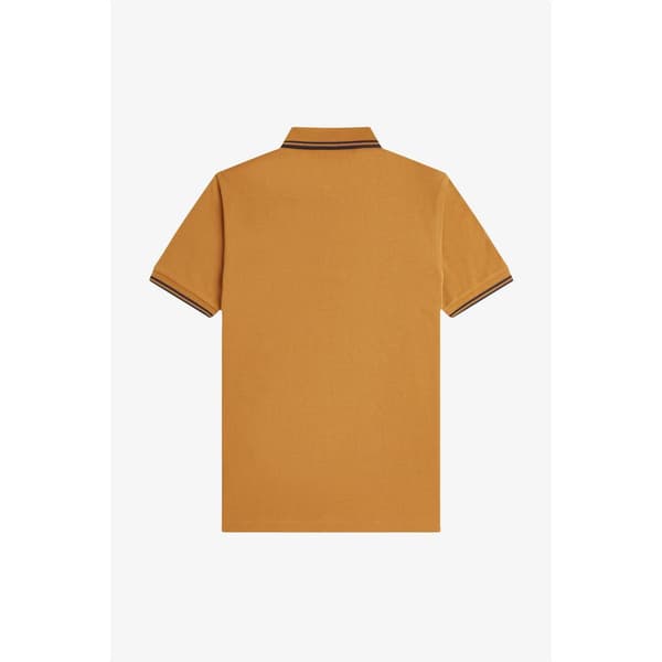 Fred Perry Pikétröja med dubbla ränder för män