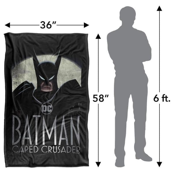 Batman Caped Crusader Soft Touch Blanket