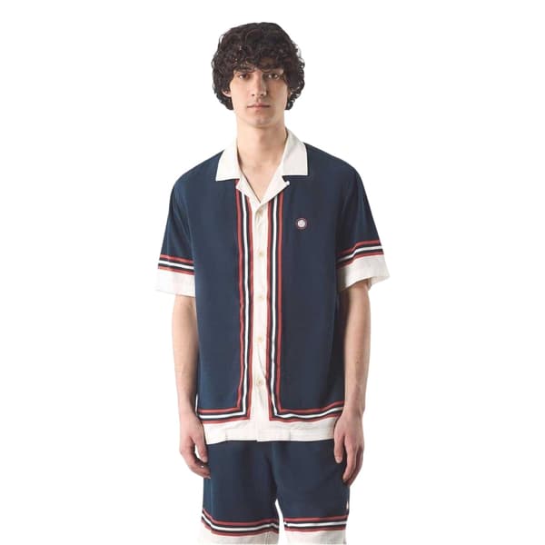 Pretty Green Herr Valencia CF Logotyp Regular Skjorta