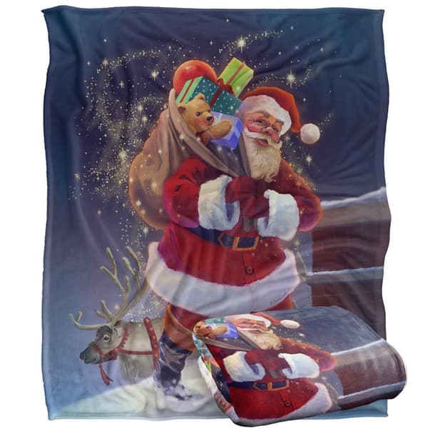 JQ Licensing Chimney Magic Silky Santa -joulupeitto
