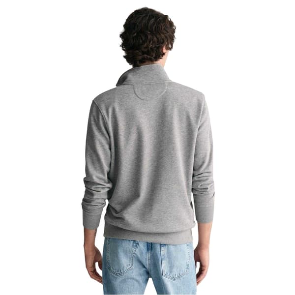 Gant Herr Half Zip Tröja med Broderad Logotyp