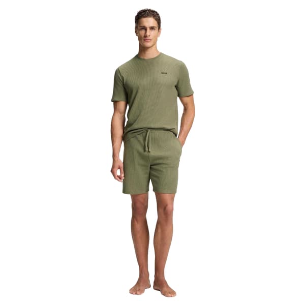 Boss Mens Waffle Knit Structured Pyjama Top