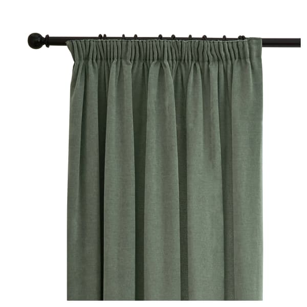 Furn Chenille Lined Pencil Pleat Curtains