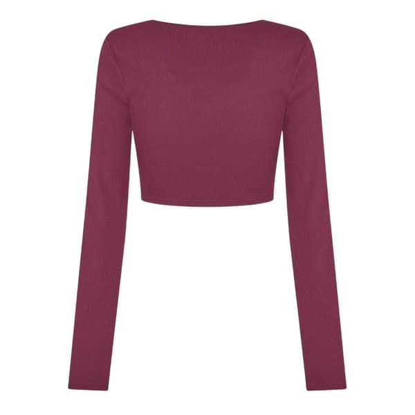 USA Pro Dam/Dam Cropped Wrap Top
