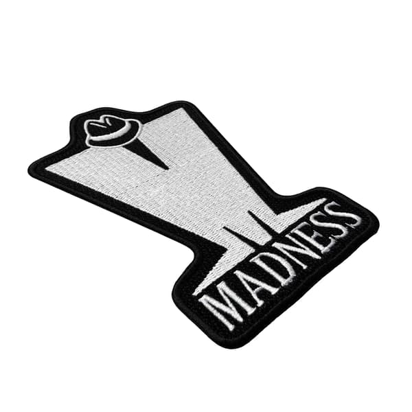 Madness Logo Woven Letter M Iron On Patch