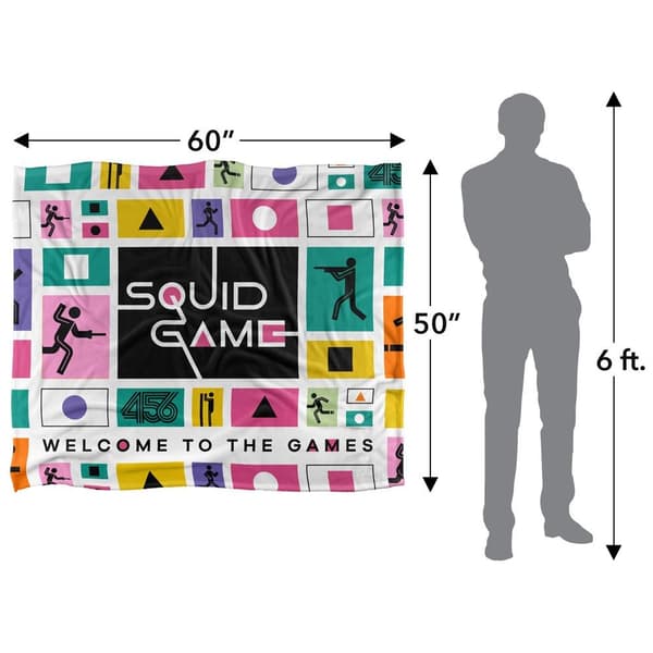Squid Game 3 Silky Icons Supersoft Blanket