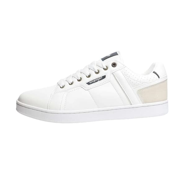 Wrangler Mens Kit Leather Flat Trainers