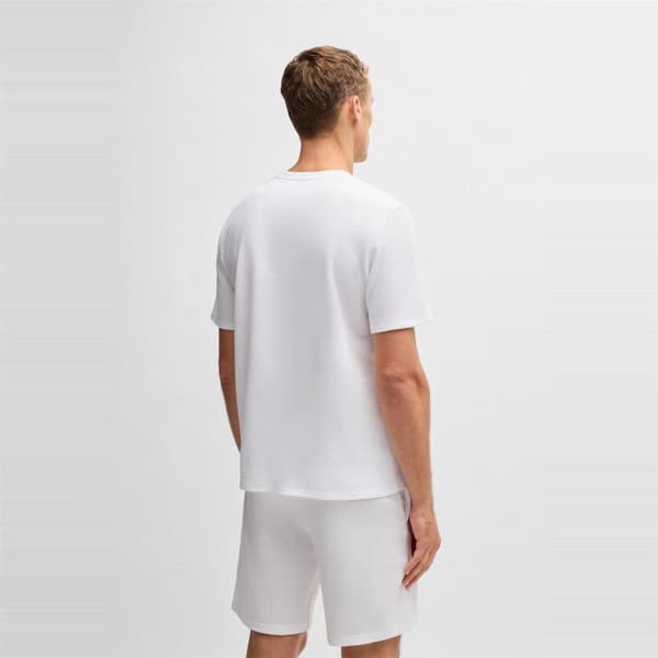 Boss Mens Waffle Knit Structured Pyjama Top