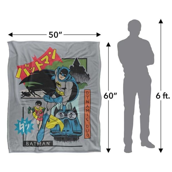 Batman Robin Kanji Cover Blanket