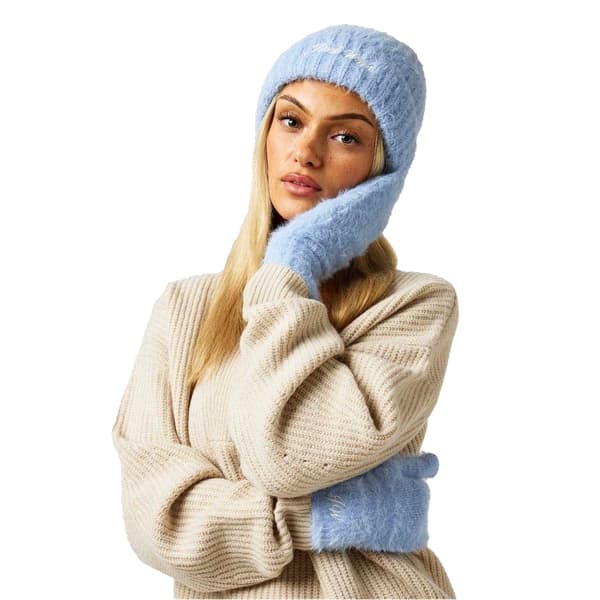 Jack Wills Lettering Beanie & Gloves Set