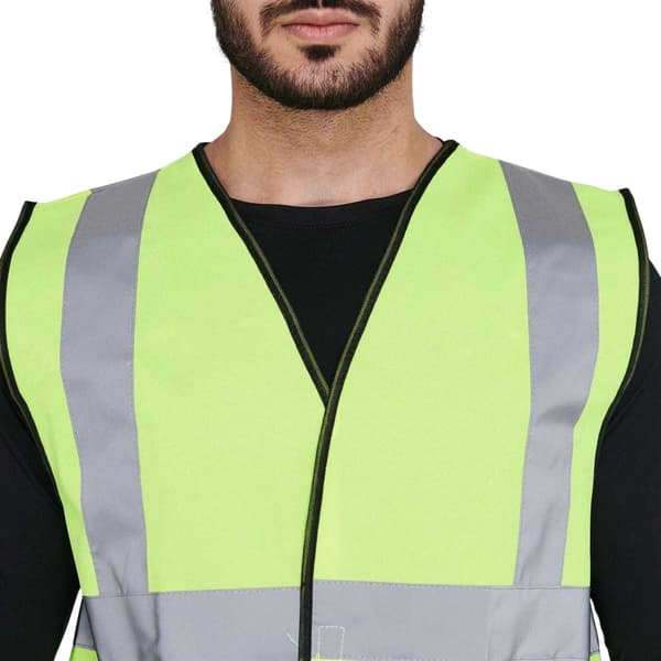 Dunlop Herrväst i polyester med hög synlighet