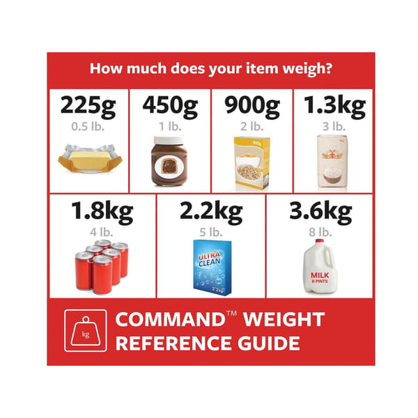 Command Pienet yleiskoukut, arvopakkaus (6 kpl)