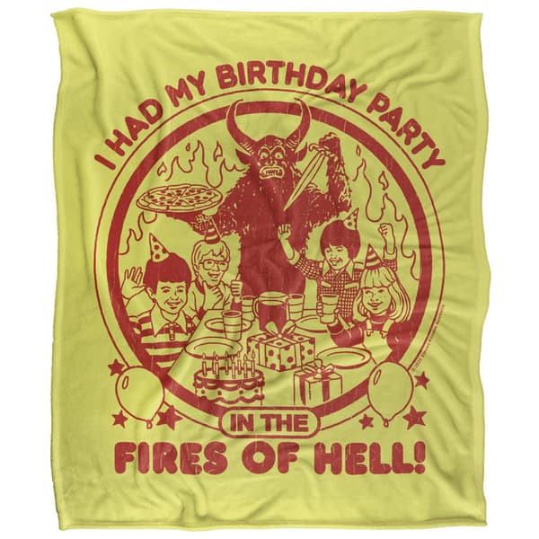 Steven Rhodes Birthday In Hell Soft Touch Blanket