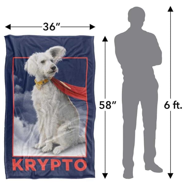 Superman Krypto 2025 Good Dog Blanket