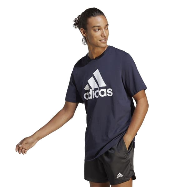 Adidas Herr Essentials Logo T-shirt i bomull