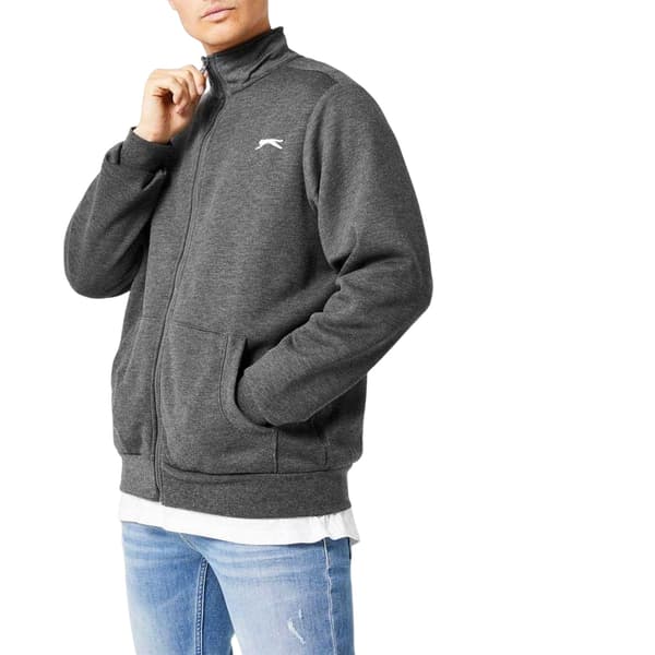 Slazenger Mens Logo Polycotton Full Zip Jacket