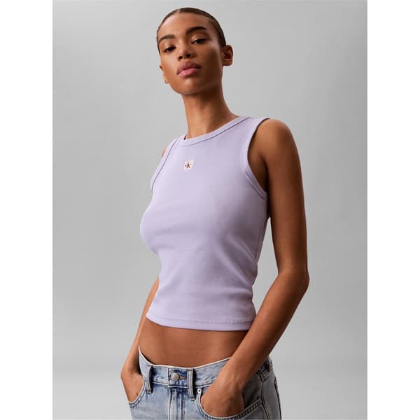Calvin Klein Dam Enfärgad Linne
