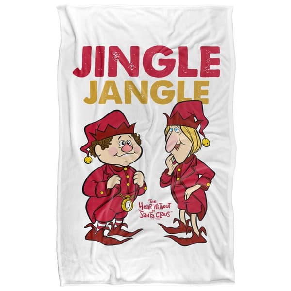 The Year Without A Santa Claus Jingle Jangle Blanket