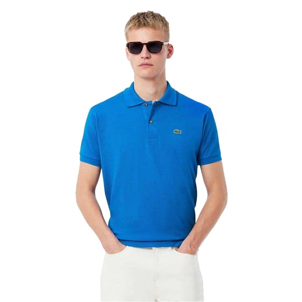 Lacoste Klassisk Kortärmad Pikétröja för Herr