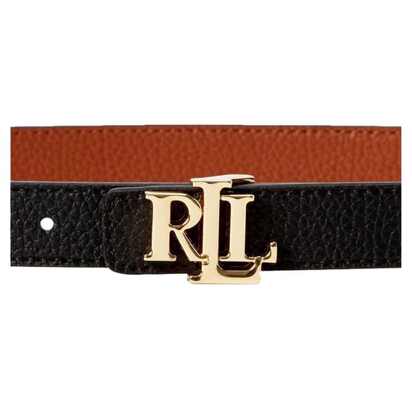 Ralph Lauren Dam Monogram Läderbälte