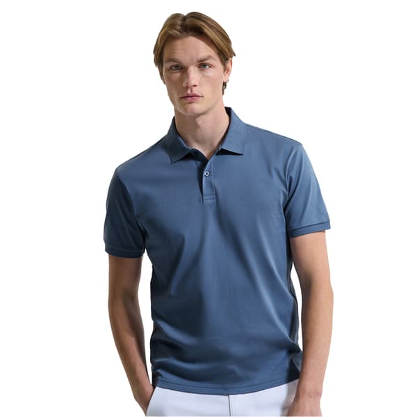 Asquith & Fox Herr Premium Merceriserad Bomull Pikétröja