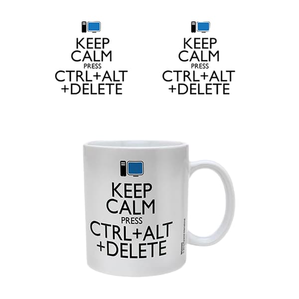 Pyramid International Keep Calm Alt Delete -muki