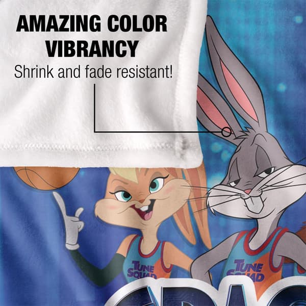 Space Jam: A New Legacy Logo & Characters Blanket