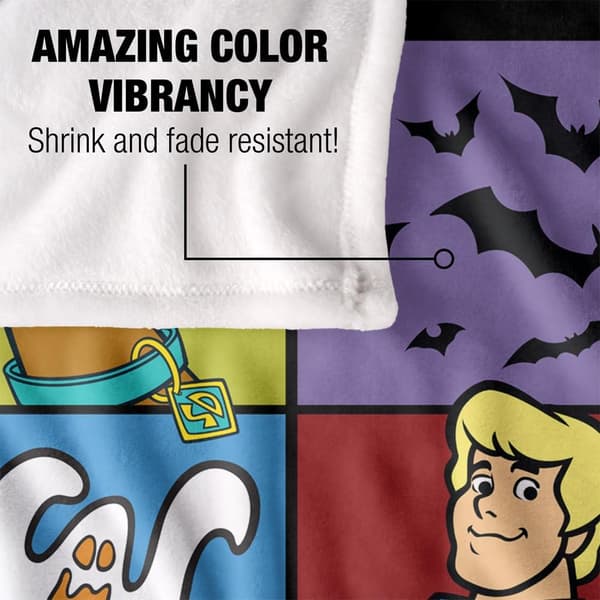 Scooby Doo Squares Supersoft Blanket
