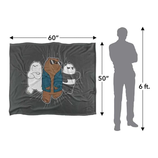 We Bare Bears Silky Jacket Supersoft Peitto
