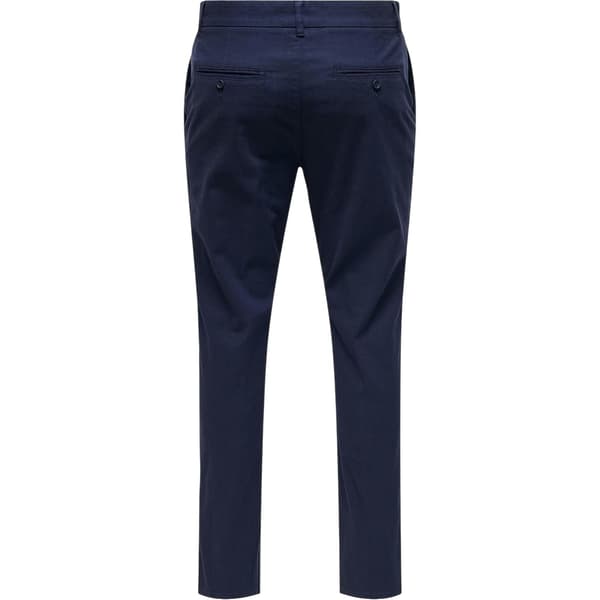 Only Mens Plain Slim Trousers